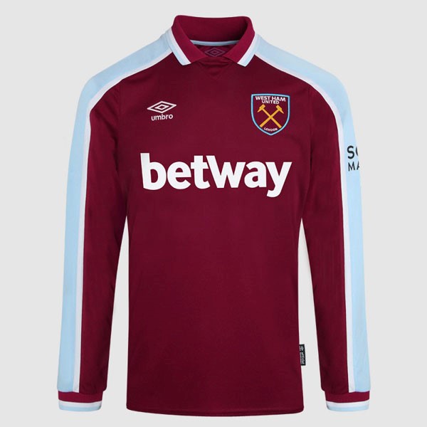 Tailandia Camiseta West Ham United 1ª ML 2021-2022